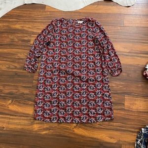 L Loft 3/4 Sleeve Above the Knee Dress